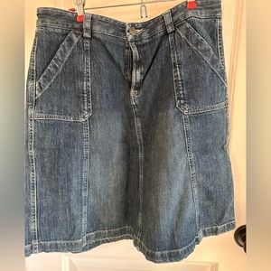 Eddie Bauer denim skirt. Size 12